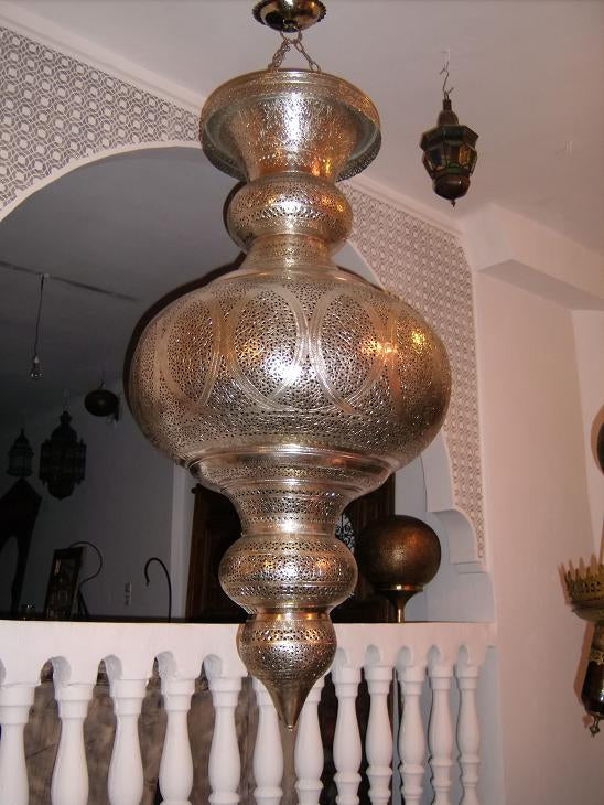 Large palacio marjana large Moroccan silver chandelier