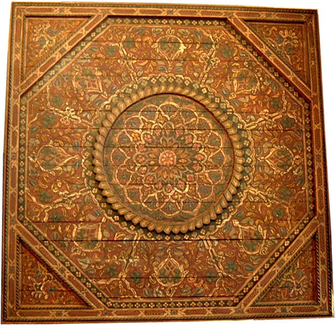 moroccan painted ceiling 2