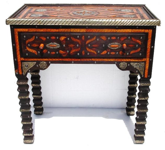 Moroccan camel bone console