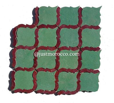 Fleur de lys tile