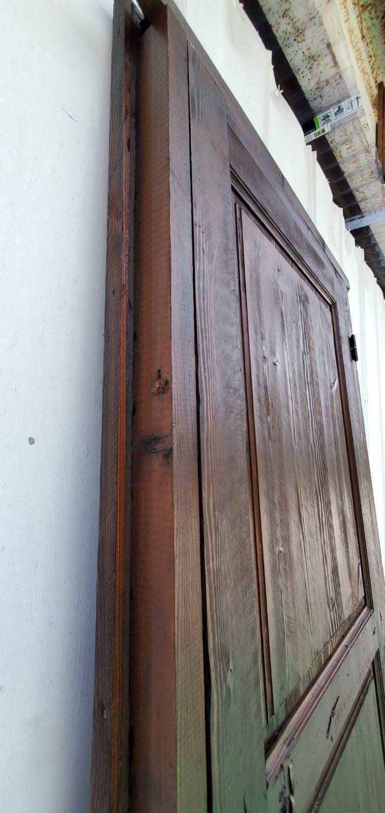 Hand Carved Moroccan Door, Alhambra Moorish Style, 79" x 29"