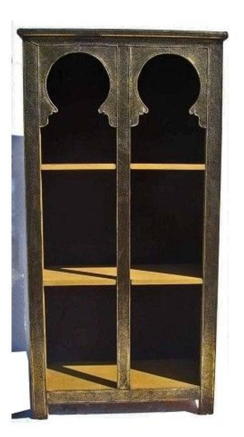 Handmade Moorish Arch Bookshelf – Moroccan Home Decor