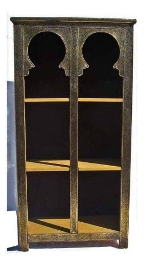 Handmade Moorish Arch Bookshelf – Moroccan Home Decor