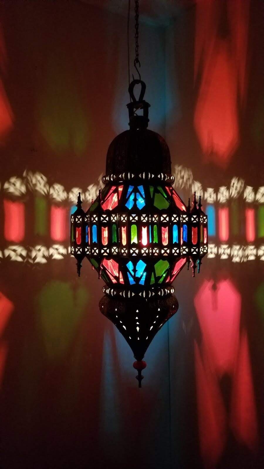 Large Vintage silver led moroccan ceiling lamp, moorish royal hanging chandelier, middle eastern lighting