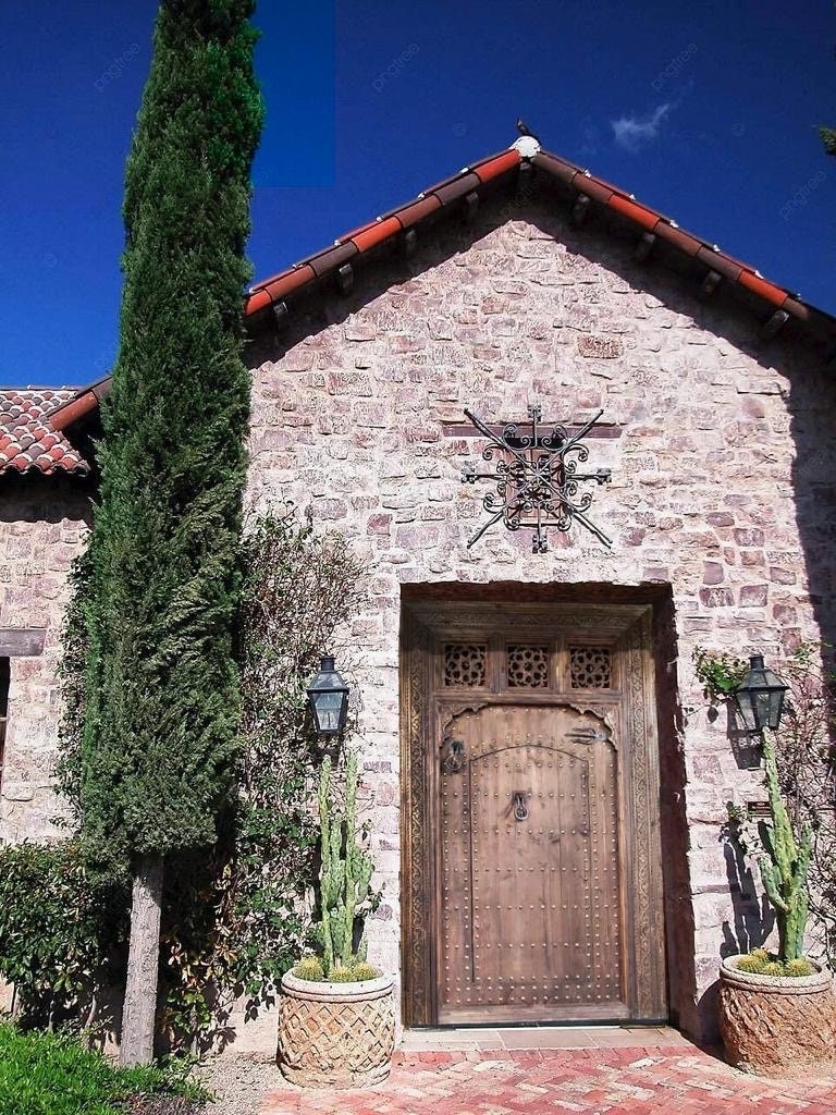 Handmade Moorish Carved Cedar Wood Door: 9ft Palace Gate