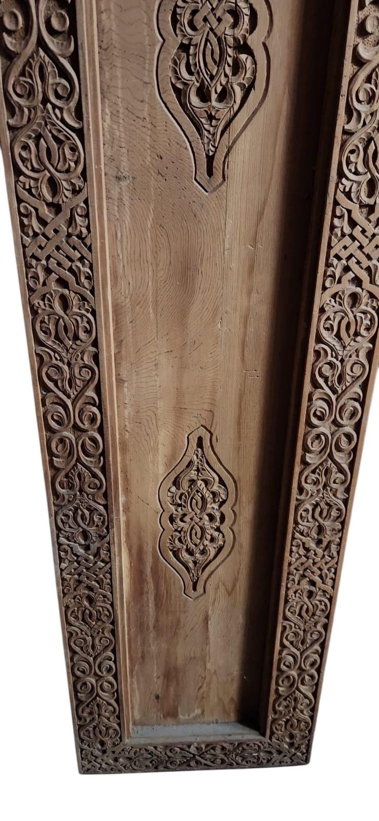 Handmade Carved Wood Moroccan Dresser, Moorish Buffet Cabinet