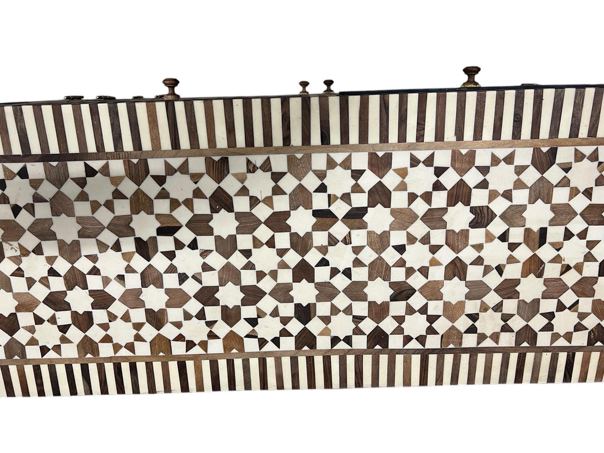 Andalusian Thuya Wood Inlay Cabinet, Moroccan Moorish Dresser