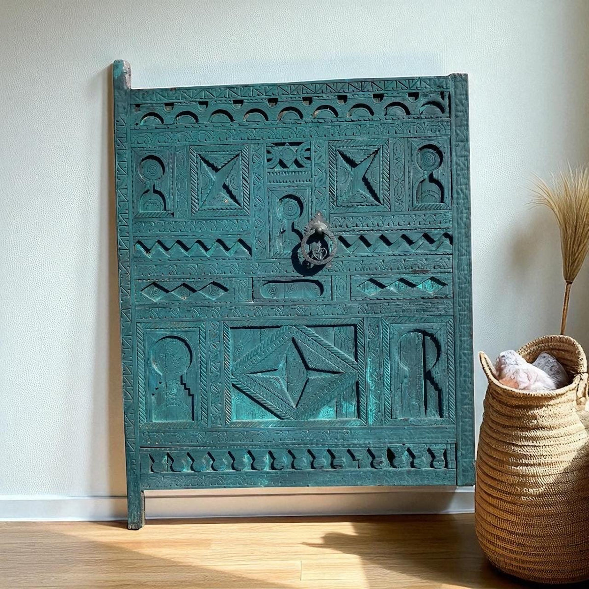 Old african touareg door panel