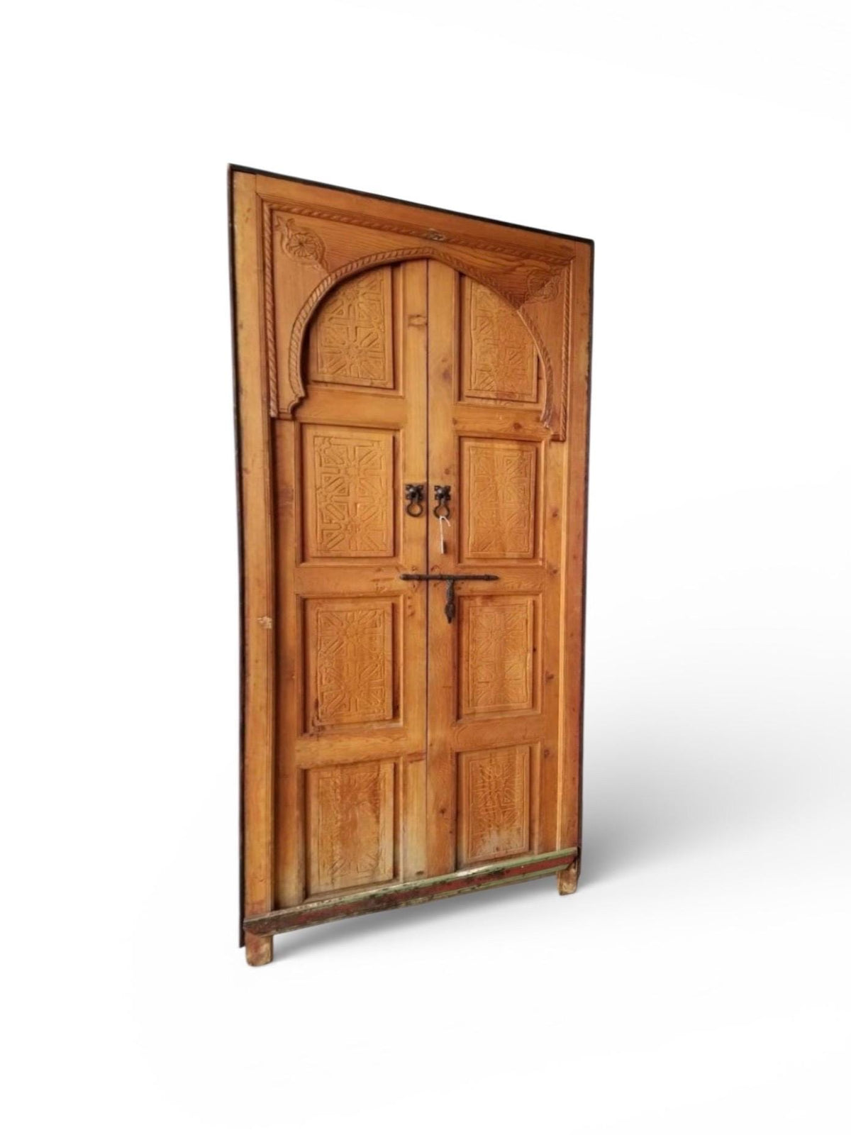 Handmade Moorish Carved Cedar Double Door 78" x 36"