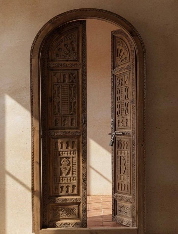 Custom Moroccan arch door panel: Moorish Design