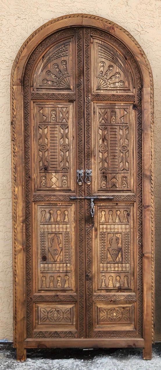 Custom Moroccan arch door panel: Moorish Design