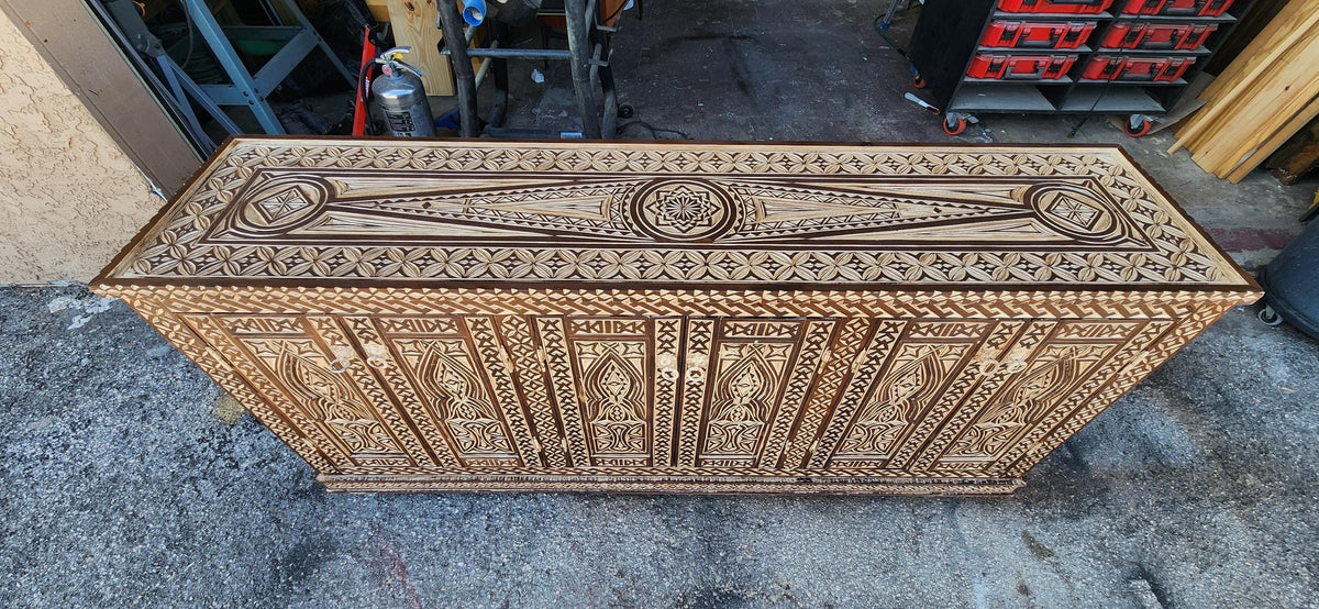 Moroccan Cabinet, Ethnic African tv cabinet: Home decor
