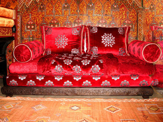 Mozona red sofa