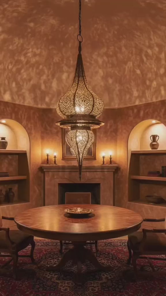 Marrakech palace chandelier