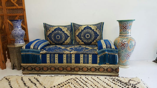 royal blue bench