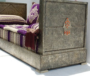 Silver hamsa sofa