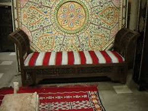 Moroccan Arabesque bench