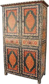 Moroccan painted furniture