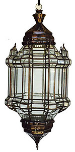 Mamounia clear glass chandelier