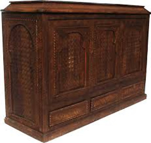 Moroccan carved chest