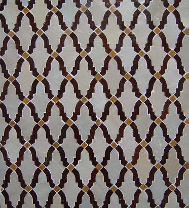 Moorish mosaic tile